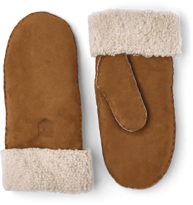 Hestra Sheepskin Mitten in Cork