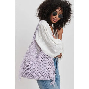 Moda Luxe Ariel Hobo Bag in Lilac – Crush Boutique