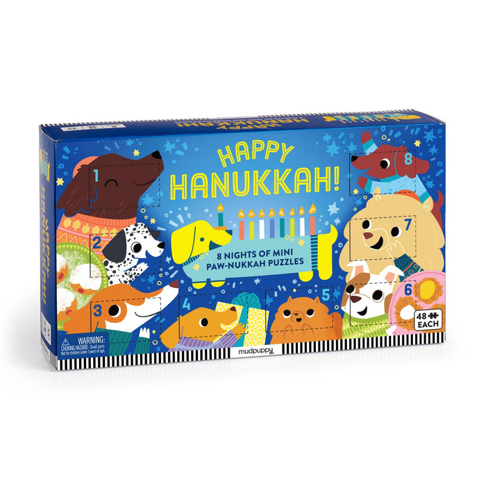 Mudpuppy Happy Hanukkah! Countdown Puzzle Set