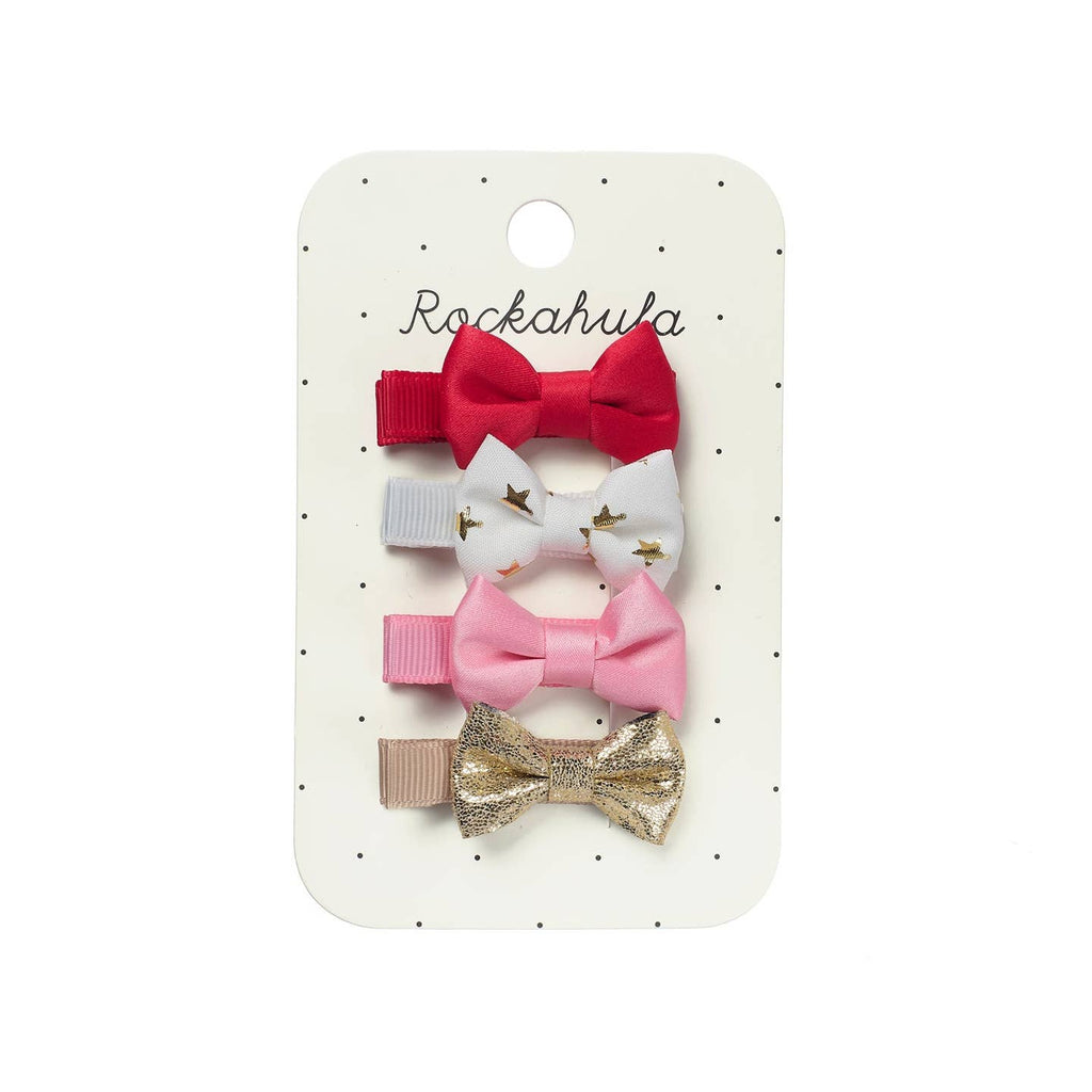 Rockahula Festive Bow Mini Clips