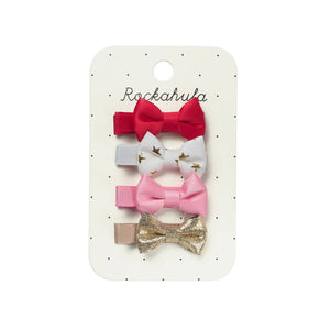 Rockahula Festive Bow Mini Clips