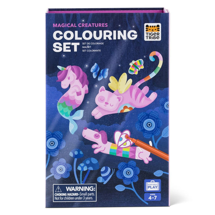 Tiger Tribe Magical Creatures Coloring Set