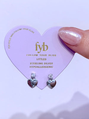 fyb Tatum Hearts Studs-Multiple Styles!
