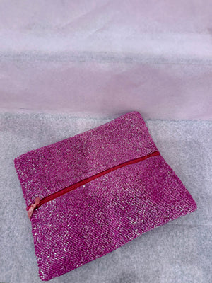 Tiana Fold Over Beaded Clutch - Multiple Colors!