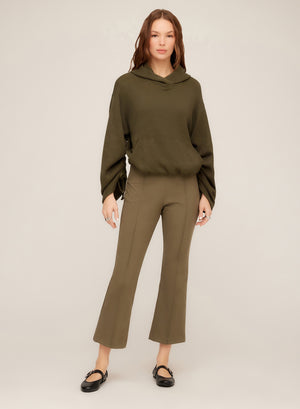 Fifteen Twenty Makenna Bubble Sweatshirt in Olive