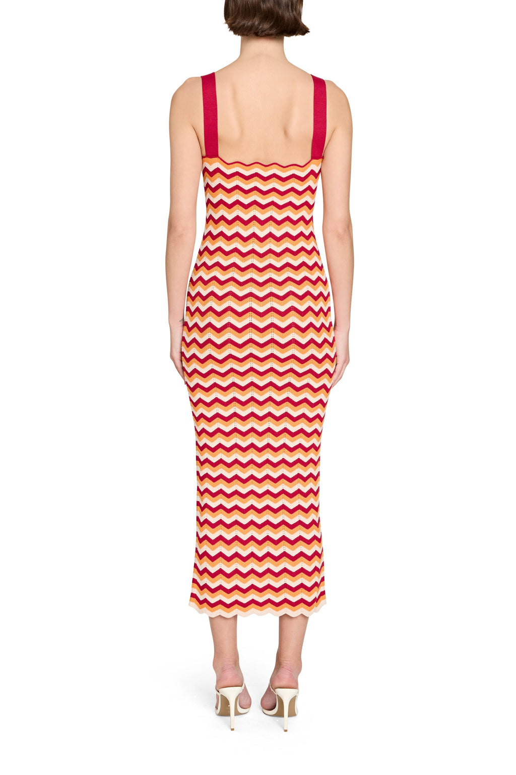 Amanda Uprichard Daquiri Dress in Magenta Multi