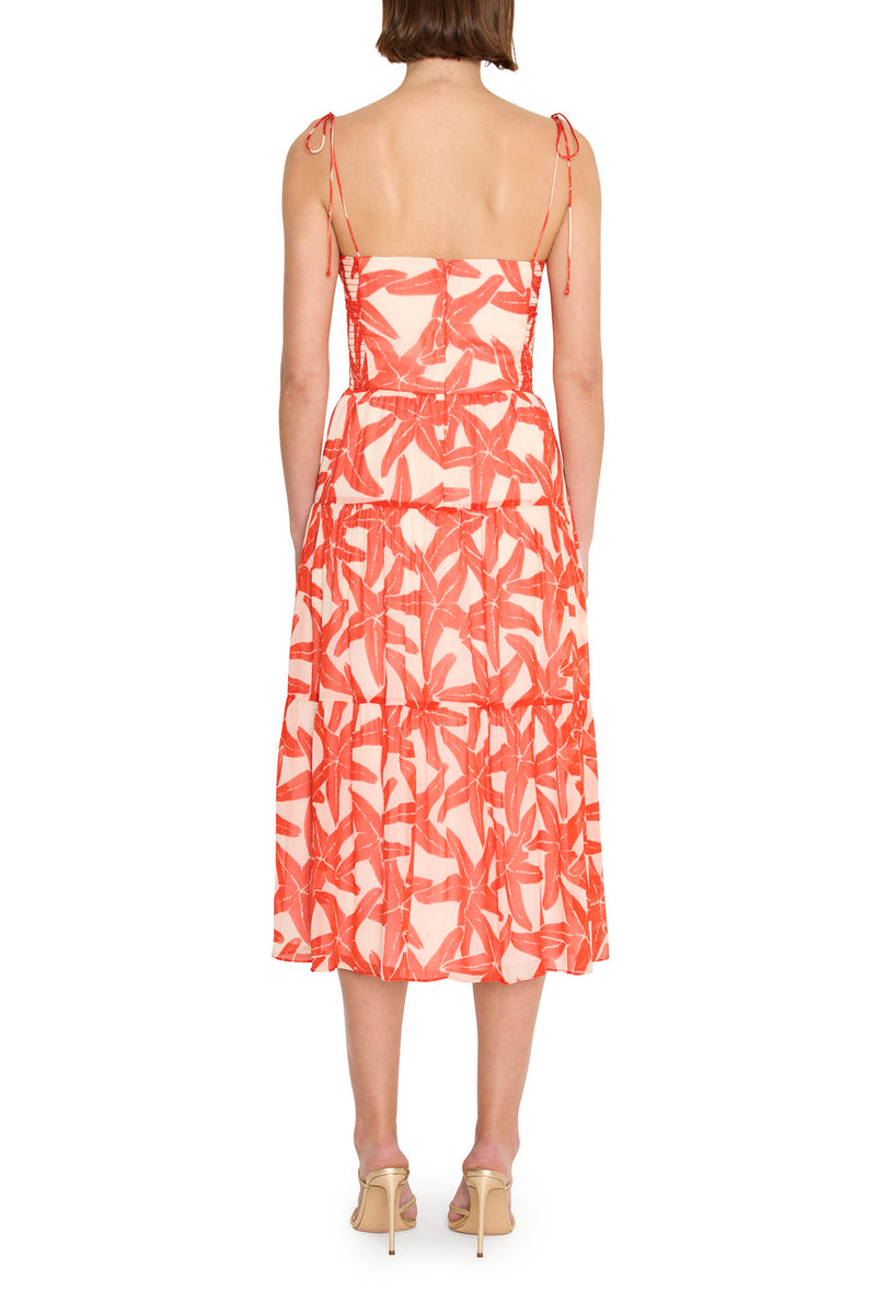 Amanda Uprichard Tula Dress in Starfish Print