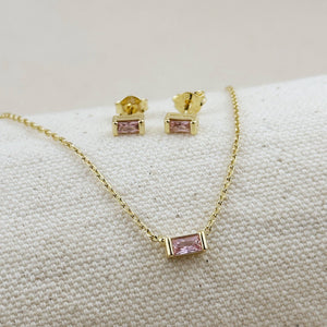 GoldFi 18k Gold Filled Celebration Birthstone Earrings