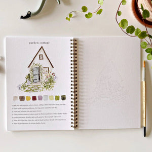emily lex studio  Garden Watercolor Workbook