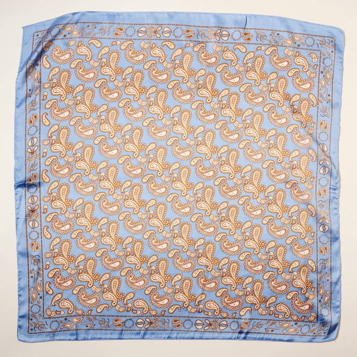 Frem NYC Classic Paisley Satin Scarf - Multiple Colors!