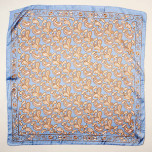 Frem NYC Classic Paisley Satin Scarf - Multiple Colors!