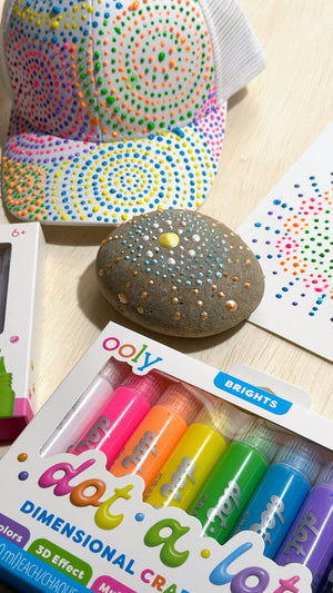 OOLY Dot-A-Lot Dimensional Craft Paint - Bright