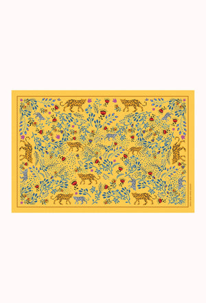Jessie Zhao New York Beach Sarong Wrap in Amazon Rainforest Yellow