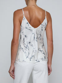 L'Agence Lexi Camisole in Ivory/Grey