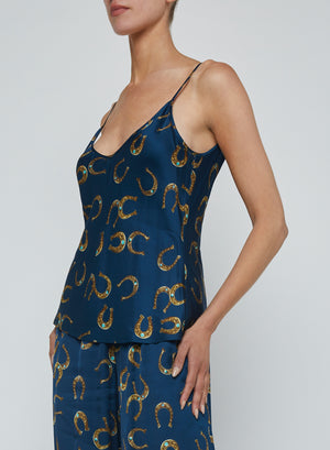 L'Agence Lexi Camisole in Midnight Multi Horseshoe