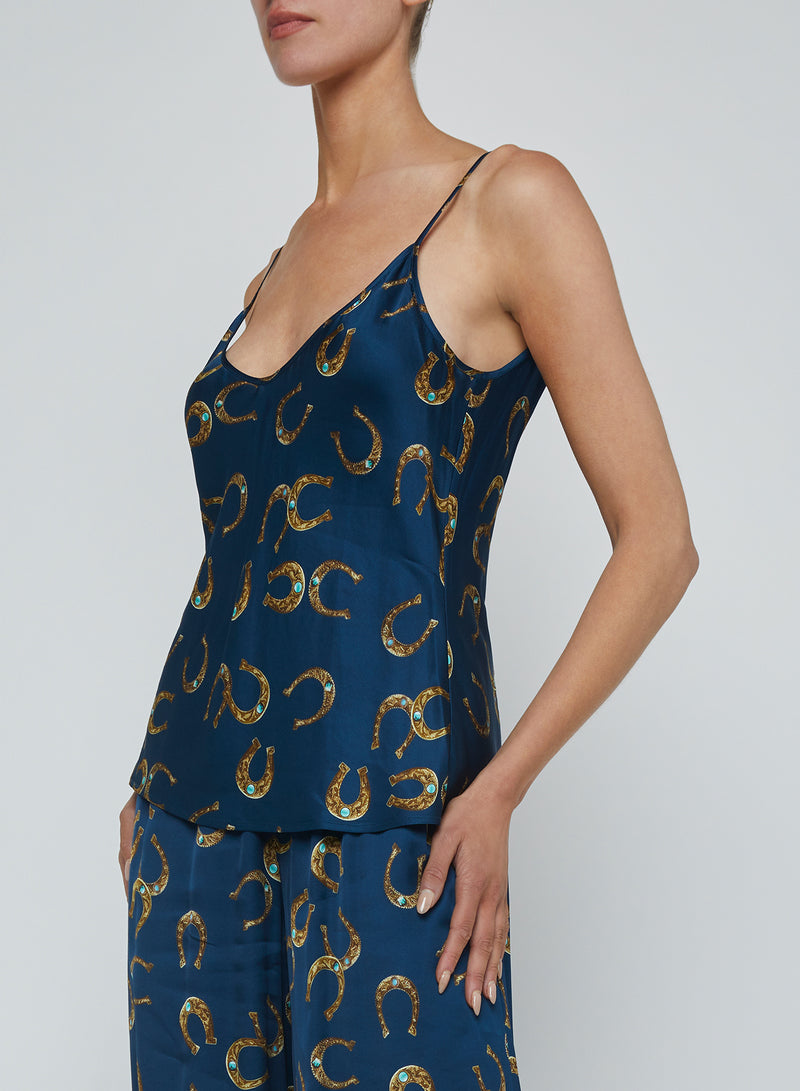 L'Agence Lexi Camisole in Midnight Multi Horseshoe