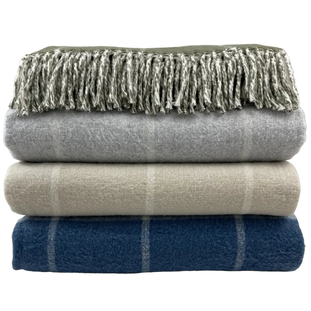 A Soft Idea Windowpane Throw Blanket - Multiple Colors!