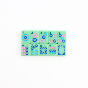 My Fair Mahjong Anywhere Series Mini Mahjong Set in Green