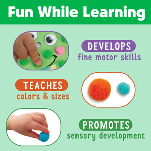 Faber-Castell Pom Pom Dinosaur Pictures Activity Kit