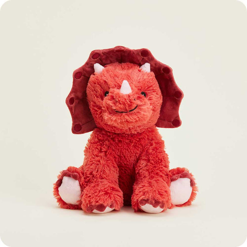 Warmies Red Triceratops Soothing Stuffed Animal