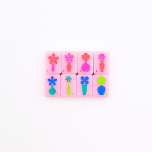 My Fair Mahjong Anywhere Series Travel Mahjong Set in Pink