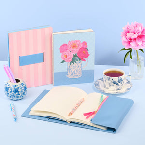 Studio Oh! Bouquet on Blue Medium Deconstructed Journal