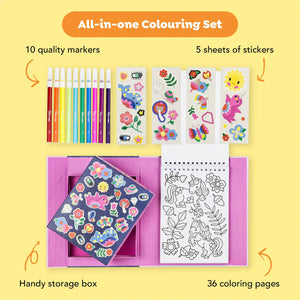 Tiger Tribe Magical Creatures Coloring Set