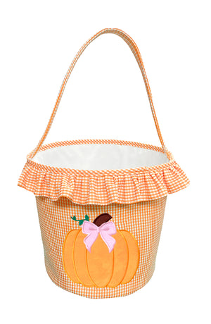 Bits & Bows Ruffle Bow Pumpkin Tote