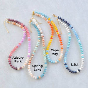 Libby & Smee Down the Shore Multicolored Gemstone Necklace - Multiple Colors!