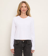 Michael Stars Aiko Crew Neck Rolled Edge Tee