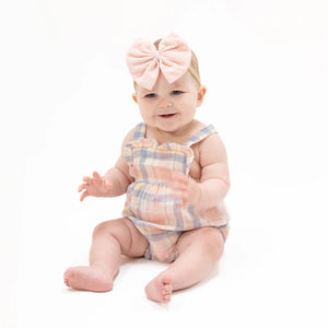 Angel Dear Oxford Bubble Bubble in Dusty Plaid