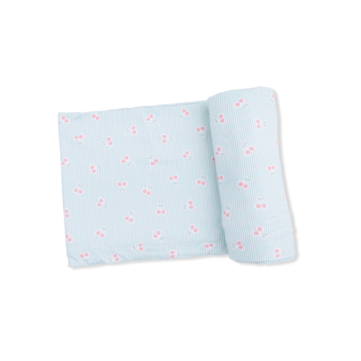 Angel Dear Swaddle Blanket in Tiny Cherry Stripe
