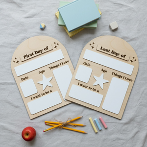 Arrow Town Designs Interchangeable First & Last Day of School Board