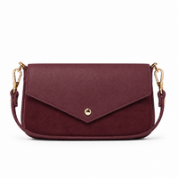 German Fuentes Handbags - Leather and Suede Crossbody Bag GF0913