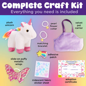 Faber-Castell Decorate a Glitzy Unicorn DIY Craft Kit for Kids