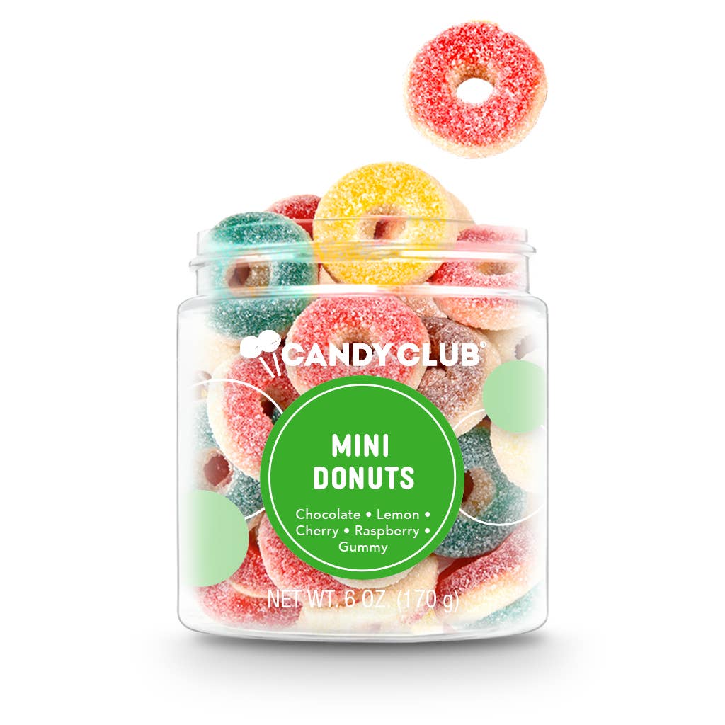 Candy Club Mini Donut Gummies