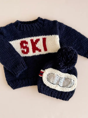 The Blueberry Hill Ski Sweater in Navy