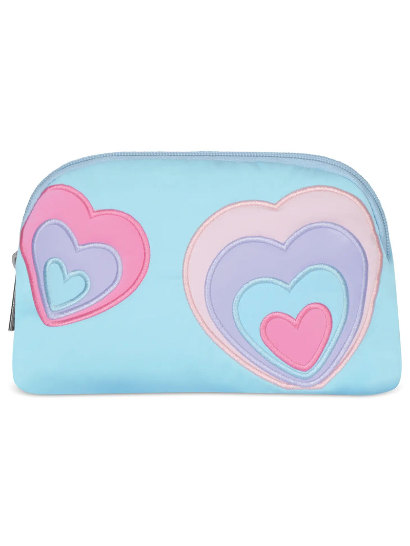 Iscream Happy Heart Oval Cosmetic Bag