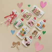 Rockahula  Scallop Heart Mini Clip Set