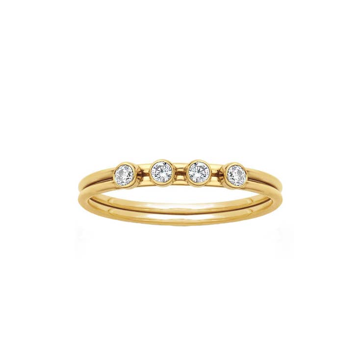 Mod + Jo Adeline Stacking Ring in Gold