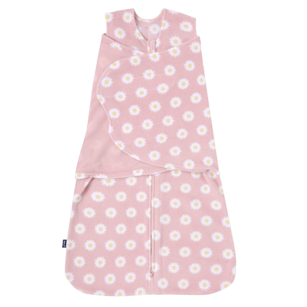 Halo Microfleece Sleepsack Swaddle in Daisy