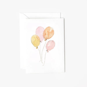 emily lex studio Pink Balloons Mini Enclosure Card