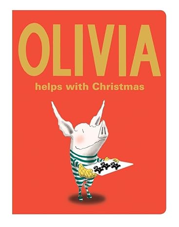 Olivia Helps With Christmas Board Book By Ian Falconer