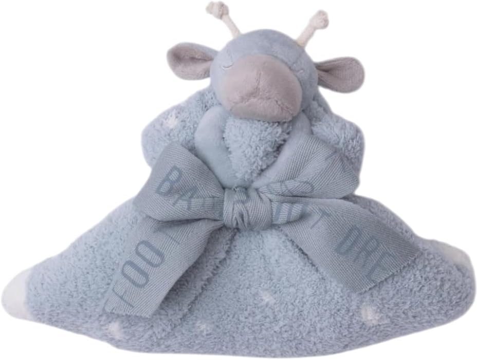 Barefoot Dreams Giraffe Lovey in Rain Drop Blue