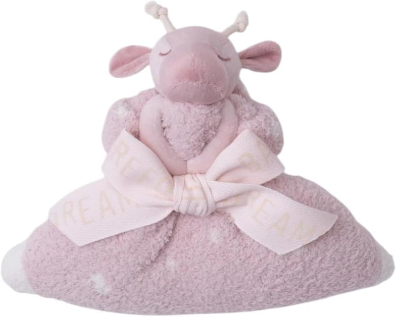 Barefoot Dreams Giraffe Lovey in Dusty Rose