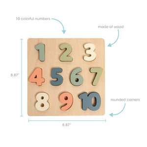 Pearhead Wooden Numbers Puzzle