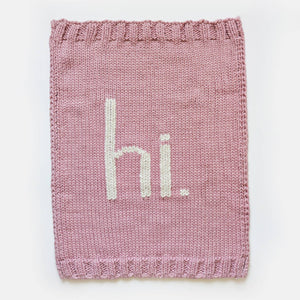 Huggalugs Handknit Baby Blanket in hi-Multiple Colors!