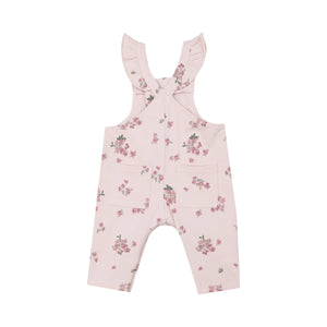 Angel Dear Front Ruffle Overall in Woodsorrel