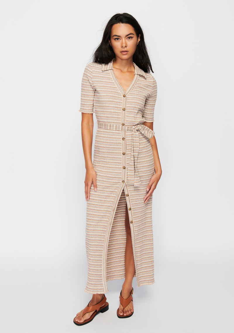 Nation Ltd Enise Button Up Maxi in Layer Cake