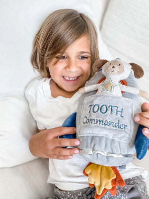 Mon Ami Tooth Commander Spaceship Pillow and Doll Set